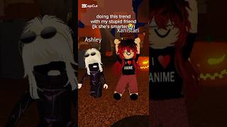 DOING THIS TREND WITH MY Molly FRIEND❤️ roblox trend robloxtrend edit funny [upl. by Montagu341]