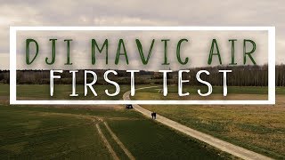 DJI MAVIC AIR  Premier test [upl. by Xirtaeb262]