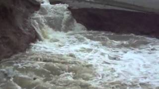 Spilling of East Fork Dam [upl. by Kosel]