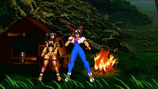 Mugen  Arina Makihara Vs Lucy Fernandez 2 Rounds Kof Fight [upl. by Lucius]