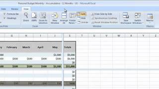 Excel 2007  Removing a Split Window [upl. by Hanako]