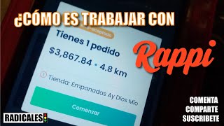 Trabajando de domiciliario con la aplicación Rappi  Rappi Colombia [upl. by Ayitahs]