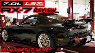 Mazda RX7 FD3S Review LSX SwapLS7 Rx7 [upl. by Sixla]