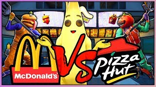 PROP HUNT McDonalds VS Pizza Hut FORTNITE MINIJUEGOS [upl. by Janessa]