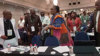 KwaZuluNatal MEC for Education Ms Mbali Frazer arrives at the 2024 DoE Strategic Planning Session [upl. by Florentia]