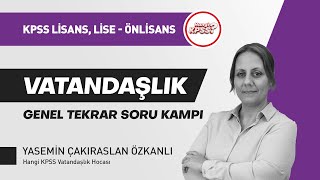 KPSS Vatandaşlık Genel Tekrar Soru Çözüm Kampı  2 Yasemin Özkanlı kpssvatandaşlık hangikpss [upl. by Sera]