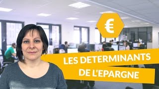 Les determinants de lepargne  Économie  digiSchool [upl. by Lara]