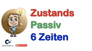 Zustandspassiv Verbbildung alle 6 Zeiten Übung [upl. by Haldane382]