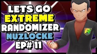 Rainbow Rockets Revenge  Pokemon Lets Go Pikachu and Eevee Extreme Randomizer Nuzlocke Episode 11 [upl. by Annav]