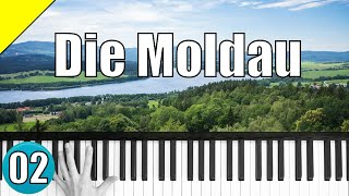 Die Moldau  Smetana  Piano Tutorial  Teil 2 [upl. by Darci]