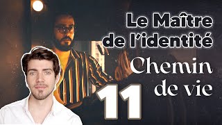 ⚫ CHEMIN DE VIE 11  Le MAÎTRE DE LIDENTITÉ 🎭 Maître nombre  NUMEROLOGIE ⚪️ [upl. by Aleen]