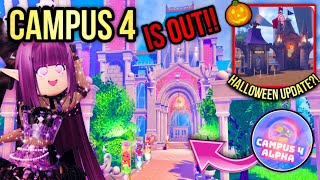 Royale High CAMPUS 4 IS OUT Showing ALL SECRETS YOU MUST KNOW🤫 Roblox [upl. by Ecirtnom]