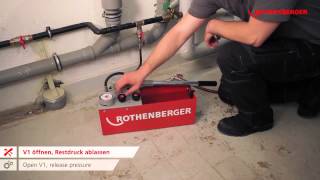 Rothenberger RP50 S – Pressure Testing pump 61004 [upl. by Clabo]