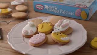 Galletas de pascua con fondant  Kit Deco Cookies Pascua Dr Oetker [upl. by Htez]