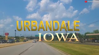 DRIVING THROUGH THE CITY OF URBANDALE IOWA [upl. by Dyson166]