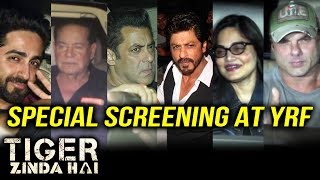 Tiger Zinda Hai Special Screening At YRF  Salman Khan Shahrukh Khan Sohail Khan [upl. by Liebowitz16]