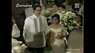 Matet de Leon Wedding Part 1 with Nora Aunor [upl. by Vashti752]