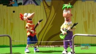 Phineas and Ferb meetandgreet at Disneys Hollywood Studios Walt Disney World [upl. by Waldos]