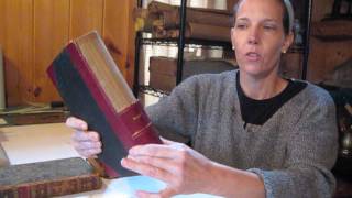 Part 1 Four 1800s Leather Bindings Needing Conservation  Bookbinding [upl. by Ainnos]