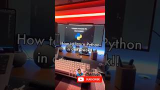 How to learn Python in one week  learnpython pythonprogramming coding shortsviral newshorts [upl. by Airdnalahs444]