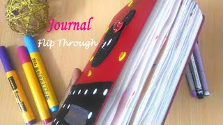 Journal Flip Through  My Personal Diary Full Review  Way to Decorate Diary Pages  Bullet Journal [upl. by Remat714]