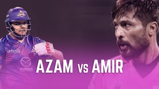 Azam Khan vs Mohammad Amir I The BIG OVER moment I Best moments of the Season 4 I Abu Dhabi T10 [upl. by Illona]