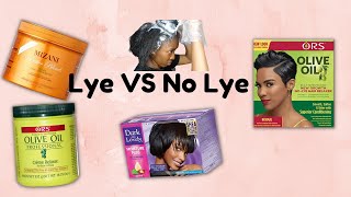 WHICH IS THE BEST RELAXER FOR YOU THE DIFFERENCE BETWEEN LYE RELAXER OR NO LYE RELAXER [upl. by Amil]