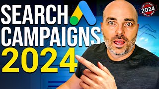 Google Search Ads Campaign Setup 2024  Step by Step Tutorial [upl. by Rahs191]