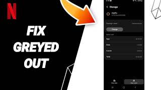 How To Fix Greyed Out On Netflix App 2024 [upl. by Ahsirtak]