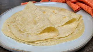 How to make Soft Flour Tortillas  Burrito  Taco Wrappers  Step by Step  Episode 1209 [upl. by Donahue]