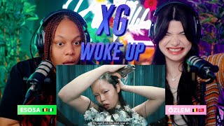 XG  WOKE UP Official Music Video reaction  MAD SCIENTIST EDITION 👩🏻‍🔬👩🏾‍🔬🐺 [upl. by Lockhart]