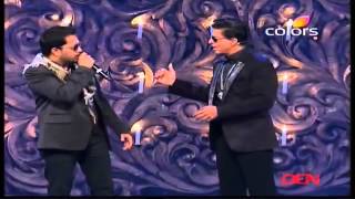 Mika Singh with Shahrukh Khan SRK [upl. by Denbrook]