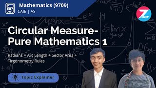 Circular Measure  AS Level Pure 1 Mathematics  Topic Explainer  ZNotes [upl. by Anetsirhc775]