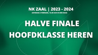 NK ZAAL 🏑  Halve Finale Hoofdklasse Heren  HDM  Voordaan [upl. by Aynas]