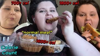 Amberlynn considers 1600 calories a quotnormal mealquot [upl. by Carlo]