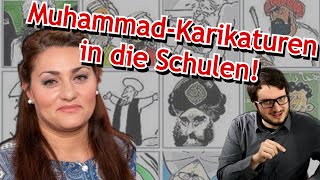 Lamya Kaddor MuhammadKarikaturen gehören in den deutschen Schulunterricht [upl. by Nolham]