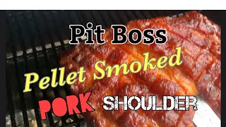 How To Smoke A Pork Shoulder on A Pellet Smoker [upl. by Rennoc]