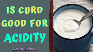 IS CURD GOOD FOR ACIDITY [upl. by Wiencke845]