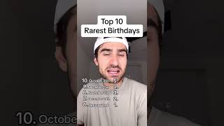 Top 10 Rarest Birthdays [upl. by Pudendas]