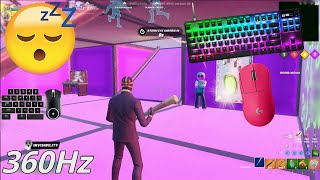 SteelSeries Apex Pro TKL😴Sleepy amp Relaxing ASMR 🎵 Fortnite ZoneWars Gameplay 240FPS 4K [upl. by Morley]