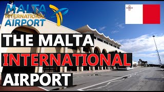 MALTA INTERNATIONAL AIRPORT  Terminal Review [upl. by Nilyak]