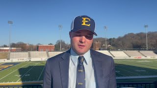 ETSU football coach Tre Lamb [upl. by Nerahs]