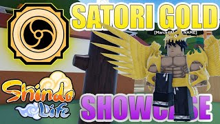 SATORI GOLD FULL SHOWCASE en ESPAÑOL SHINDO LIFE  MARCK48 VTC [upl. by Ralf]