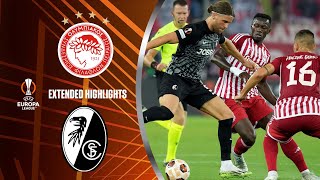 Olympiacos vs Freiburg Extended Highlights  UEL Group Stage MD 1  CBS Sports Golazo  Europe [upl. by Enivid]