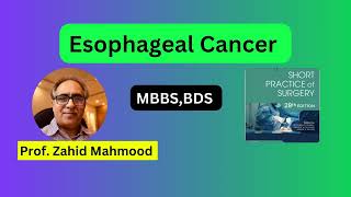 Esophageal Cancer MBBS BDS [upl. by Atival]