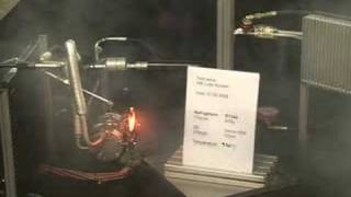 R134a flammability test  970° Celsius [upl. by Wollis]