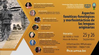 Aspectos fonéticosfonológicos y morfosintácticos de las lenguas originarias [upl. by Fairman750]