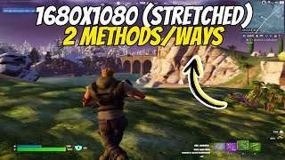 How To Get Any Stretched Resolution in Fortnite Chapter 5 fast amp easy Guide 2 MethodsWays [upl. by Duff]