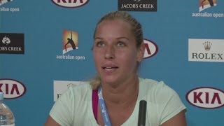 Cibulkova reflects on quarterfinal victory [upl. by Ardied279]