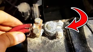 Customer States Battery Terminals Corroded [upl. by Noiwtna]